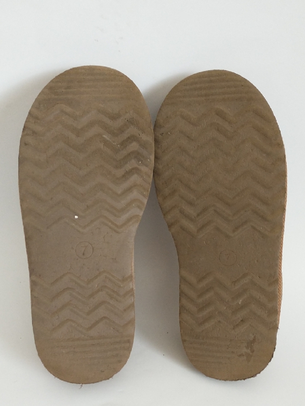 Women’s Cozy Suede Mule Slippers Size 7 Light Brown Plush Lined UGG Style - Picture 9 of 9
